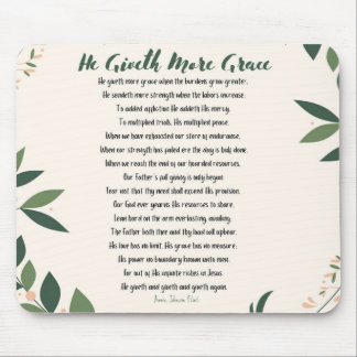 Han ger mer Grace Mouse Pad Musmatta