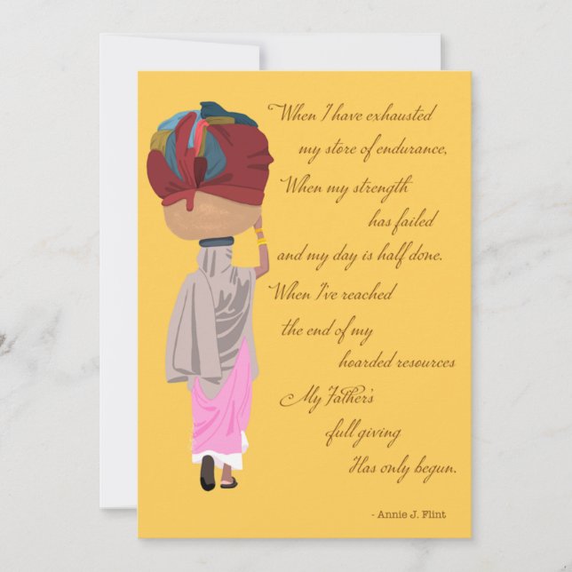 Han ger mer nåd, kristkort av hopp julkort (Framsida)