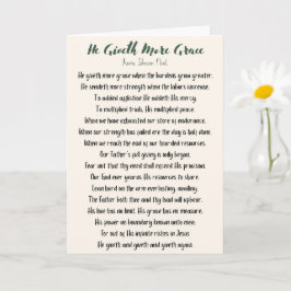 Han ger mer respitkort. kort