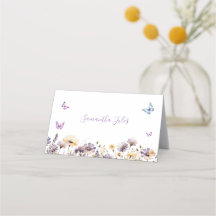 Han ger mig fjärilar Blommig bröllopsdusch