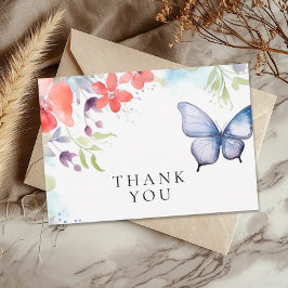 Han Ger Mig Fjärilar Bröllopsfest Tack Kort