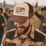 Han Gifter sig Bachelor Party Western Thmet Keps<br><div class="desc">Den här roligtens lastbilschaufförer kommer att låta dig fira brudgummen att vara i stil! Den söta westerna temadesignen har en ord-teckningsbild med en cowboyhatt och en hjärtformade lasso. Vintagens text lyder: Han Gifter sig! Det finns plats för hans namn och datumet för händelsen.</div>