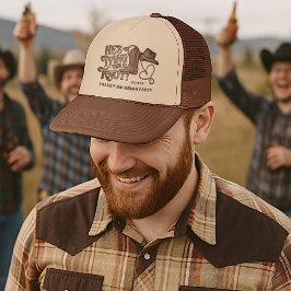 Han Gifter sig Bachelor Party Western Thmet Keps