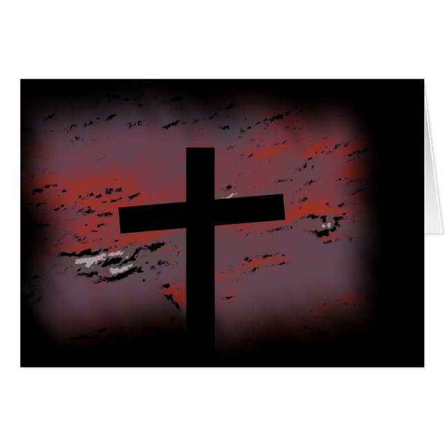 Han gjorde allt... hälsningskort (Framsidan Horizontal)