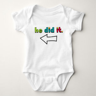 Han gjorde det (2 av 2): organisk tee shirt