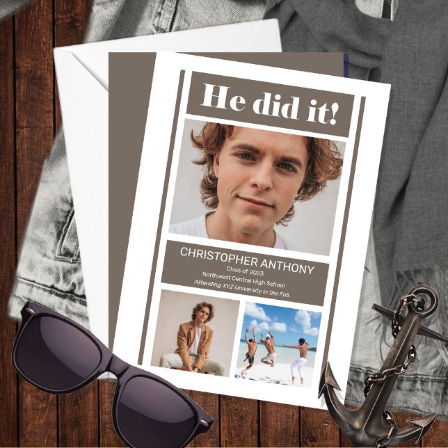 Han gjorde det helt enkelt med ett minimalistiskt  meddelande (Skapare uppladdad)