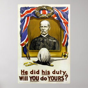 Han gjorde hans arbetsuppgift poster