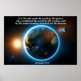 Han gjorde jorden: Gud och skapelsen verse Poster