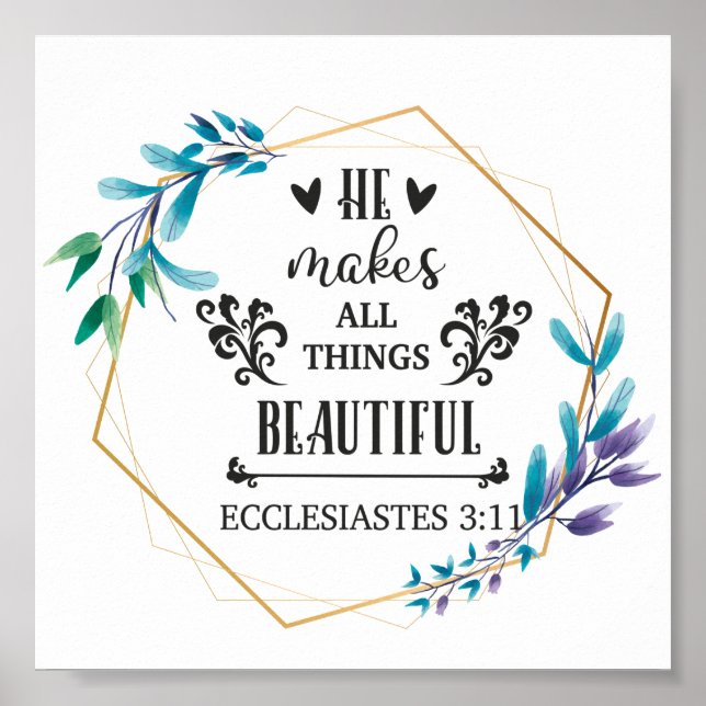 Han gör alla ting vackra poster (Framsidan)