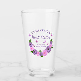 Han gör hennes hjärt-fjäder-Möhippa. Glaskopp