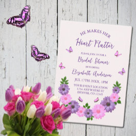 Han gör hennes hjärt-fjäder-Möhippa. Inbjudningar