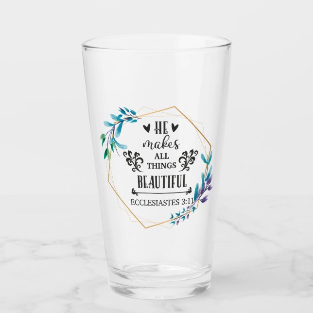 Han gör Sak vackert. Glaskopp (Framsida)