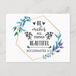 Han gör Sak vackert. Vykort