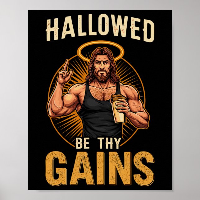 Han hade blivit den kristna kyrkogården Jesus Poster (Framsidan)