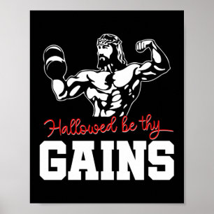 Han hade blivit den som fick Jesus Workout Poster