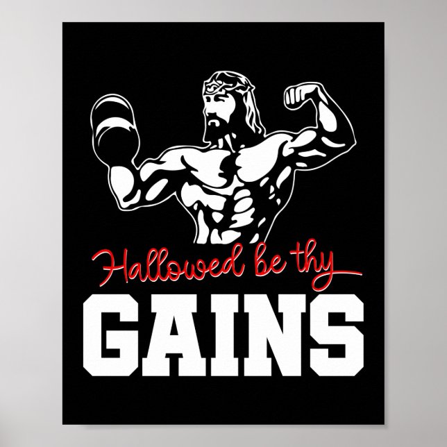 Han hade blivit den som fick Jesus Workout Poster (Framsidan)