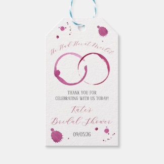 Han hade henne på Merlot, Vin, Vin Stains, Shower Presentetikett