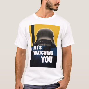 Han håller ögonen på dig tee shirt