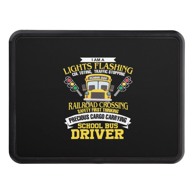 Han har en back to school-gåva från buss-chaufföre dragkroksskydd (Framsidan)