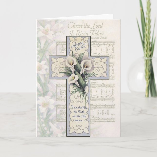 Han har fått hälsningskort för Påsk Helgkort (Framsida)