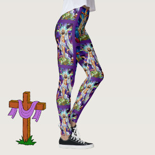 Han har fått stryk i Påsk Leggings