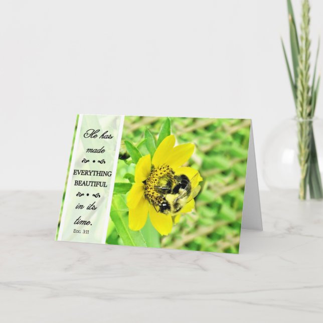 Han har gjort allting vackert - Pred 3:11 Blank Kort (Framsida)