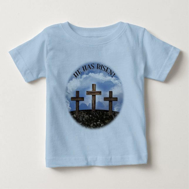 Han har rest 3-tålig Kor Matthew 26:39 T Shirt (Framsida)