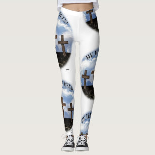 Han har rest tre kors leggings