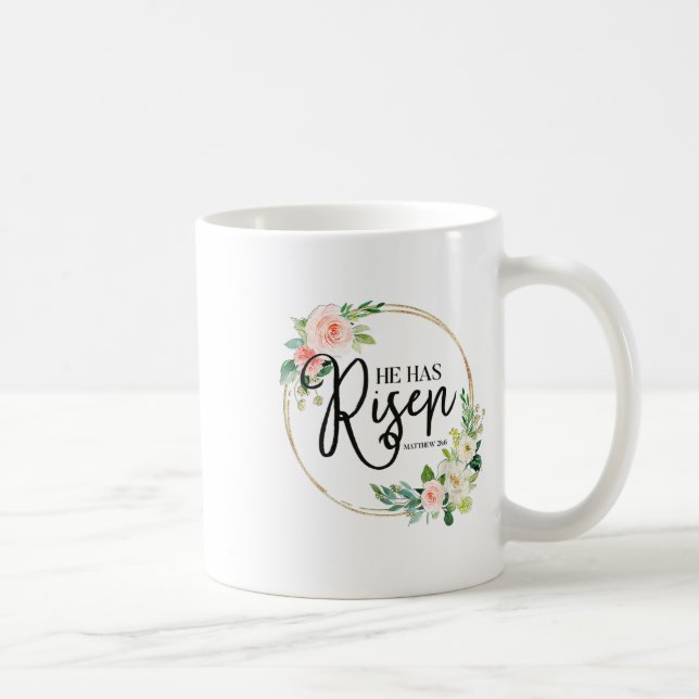 Han har uppstigit Matt 286 Flora Kristi påskdag Kaffemugg (Höger)