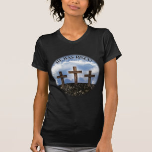 Han har uppstigna 3 ojämna kor + John 3:16 T-shirt
