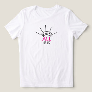 Han hatar alla T-shirts