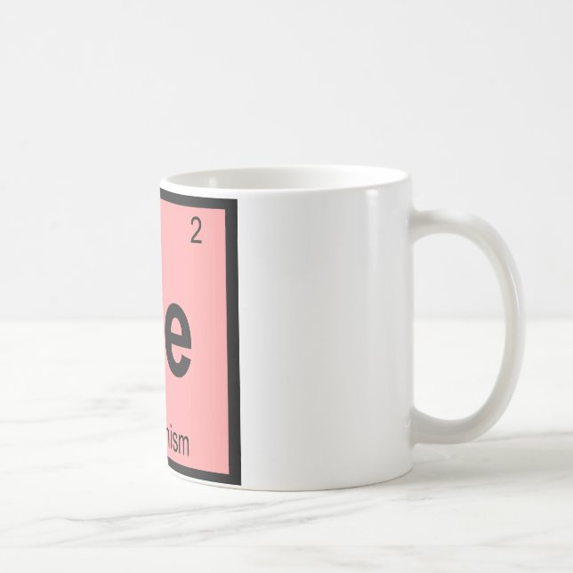 Han - Hedonism Filosofi Kemi Symbol Kaffemugg (Höger)