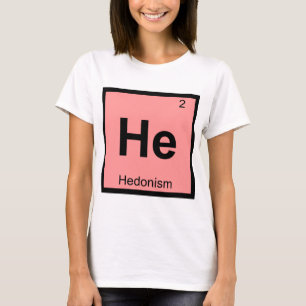Han - Hedonism Filosofi Kemi Symbol T-shirt