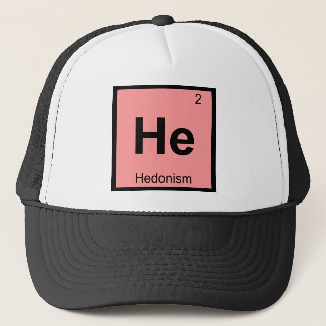 Han - Hedonistisk filosofisk kemi - symbol Keps (Framsida)