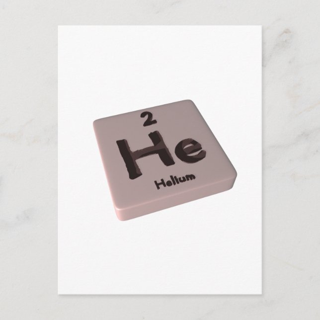 Han Helium Vykort (Framsida)