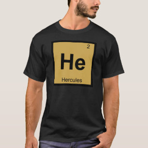 Han - Hercules Greek Chemistry Periodic Bord T-shirt