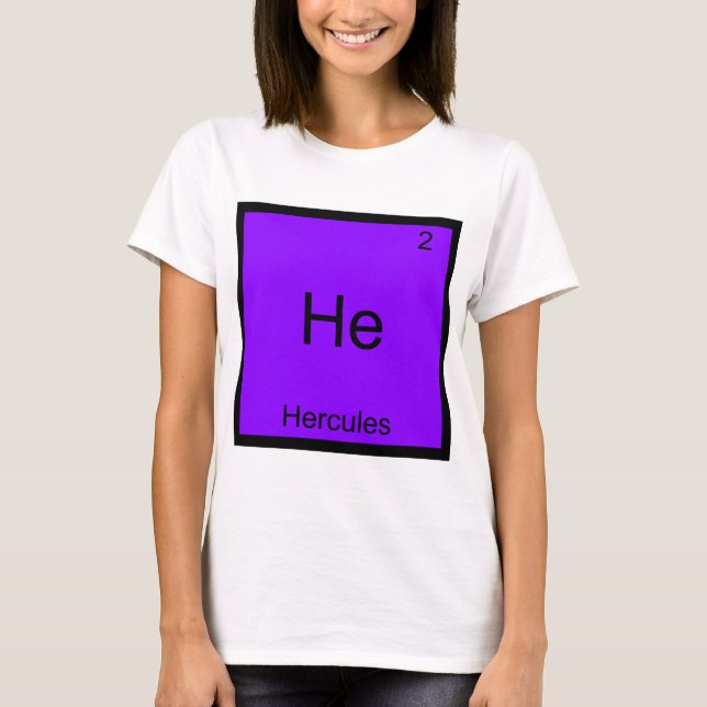 Han - Herkules Rolig Kemitecken T-shirt (Framsida)