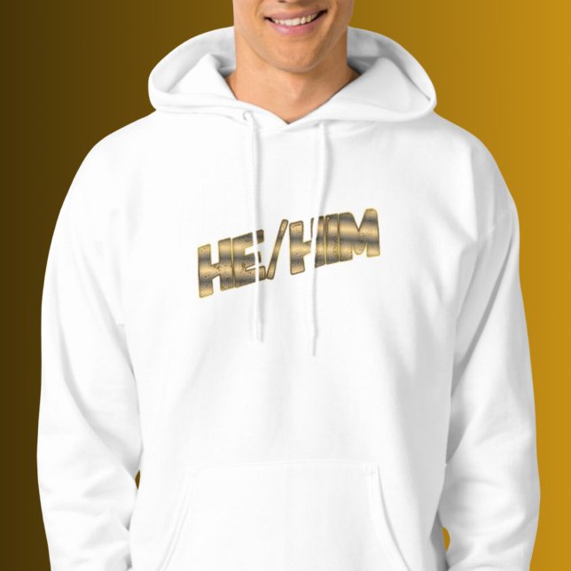 Han Him Guld T-Shirt Hoodie (Skapare uppladdad)