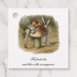 Han hittar hennes romska Fairy Valentindag Gåvor Etiketter