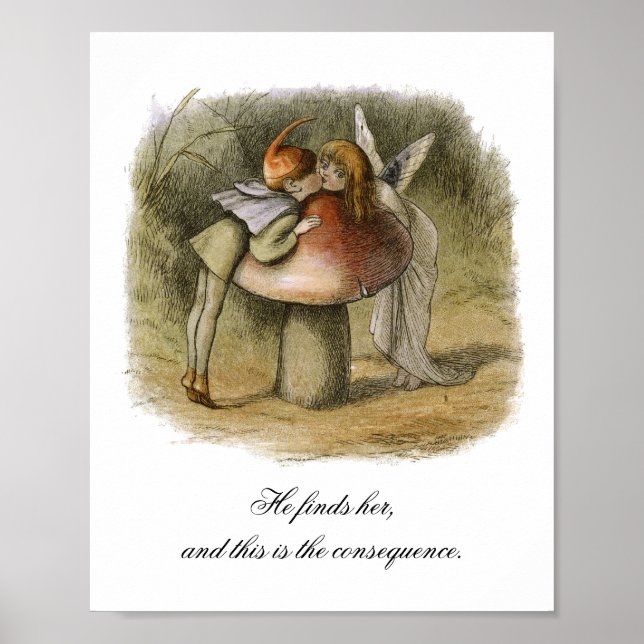 Han hittar hennes romska Fairy Valentindag Poster (Framsidan)