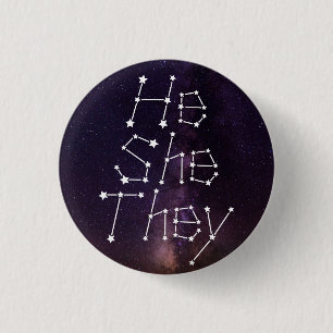 Han/hon/de Galaxy Starry Night Himmel Constellatio Knapp