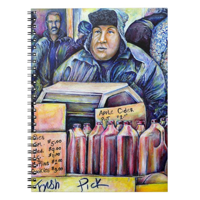 Han hörde, vad jag såg anteckningsbok (Framsidan)