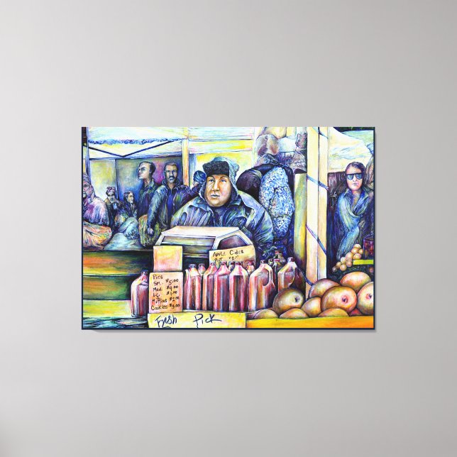 Han hörde, vad jag såg canvastryck (Framsida)