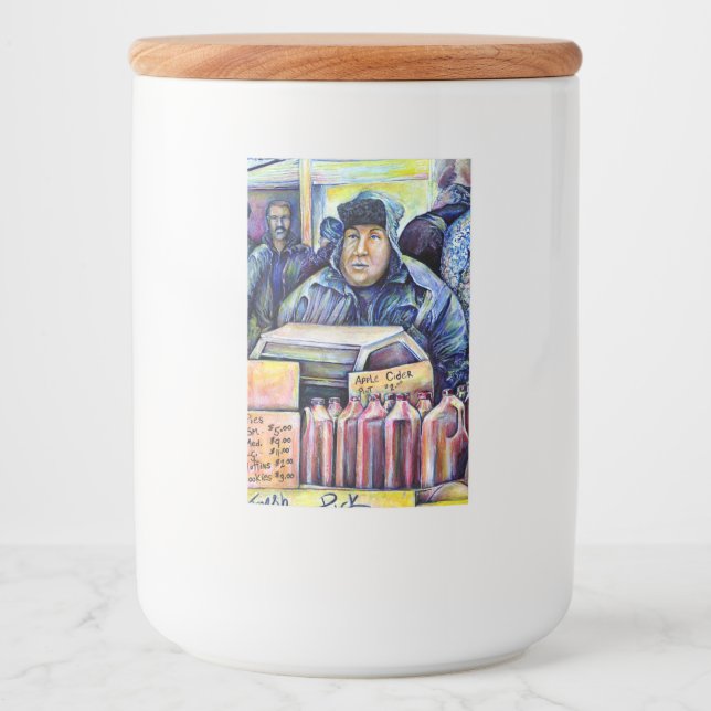 Han hörde, vad jag såg mat etikett (Framsida)