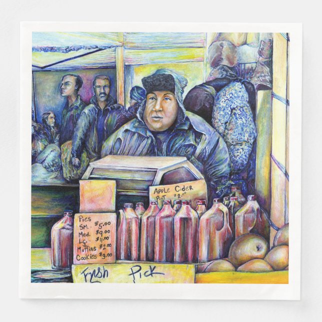 Han hörde, vad jag såg pappersservett (Framsida)