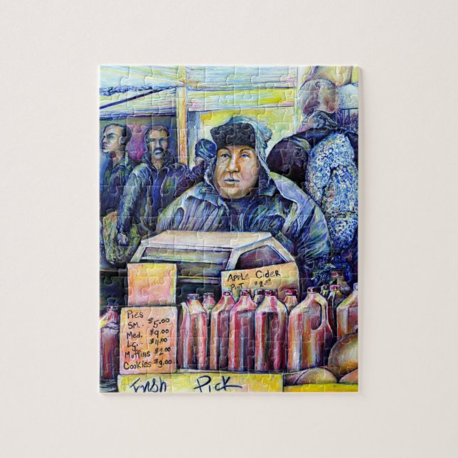 Han hörde, vad jag såg pussel (Vertikal)