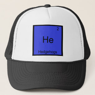 Han- Igelkottar Rolig Kemisk Element Symbol T-shir Keps