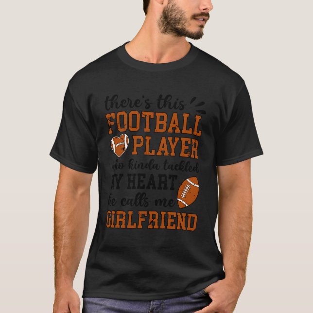 Han kallar mig Friend Football Players Frie T Shirt (Framsida)