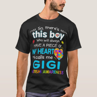 Han kallar mig Gigi Shirt - Autism Awareness - Aut T Shirt