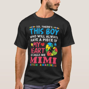 Han kallar mig Mimi Autism Awareness T Shirt